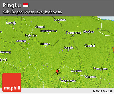 Physical 3D Map of Pingku