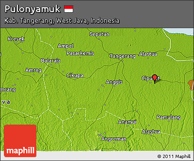 Physical 3D Map of Pulonyamuk