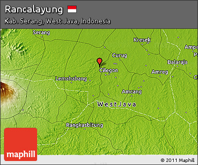 Physical 3D Map of Rancalayung