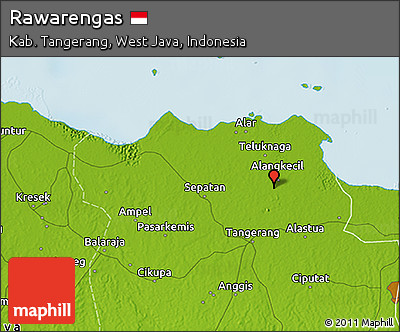 Physical 3D Map of Rawarengas