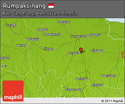 Physical 3D Map of Rumpaksinang