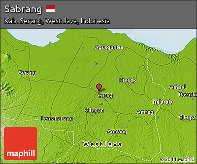Physical 3D Map of Sabrang