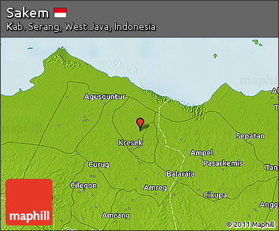 Physical 3D Map of Sakem
