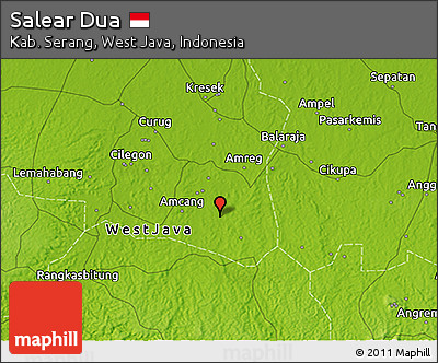 Physical 3D Map of Salear Dua