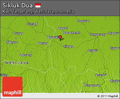 Physical 3D Map of Sikluk Dua