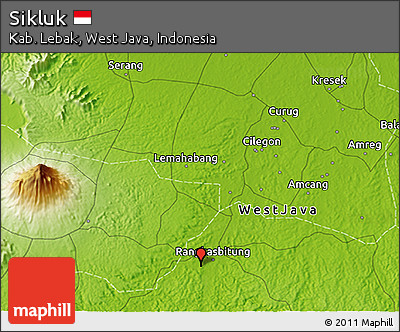 Physical 3D Map of Sikluk