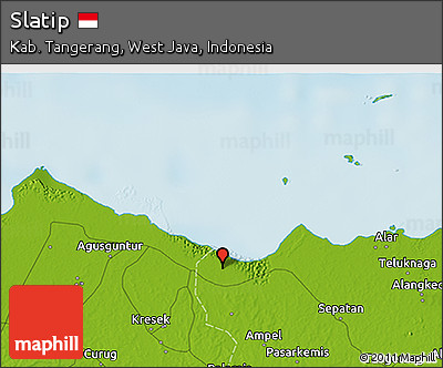 Physical 3D Map of Slatip