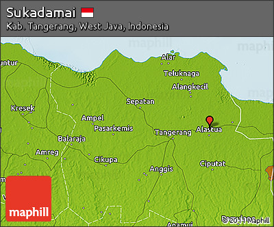 Physical 3D Map of Sukadamai