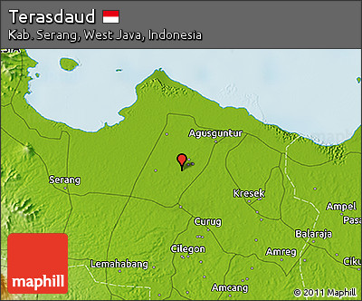 Physical 3D Map of Terasdaud