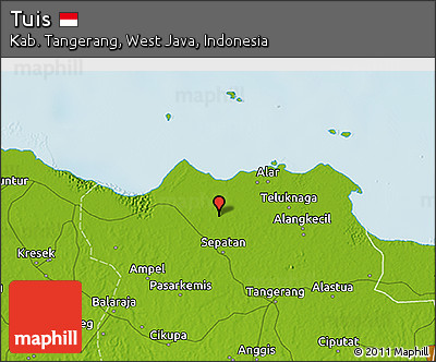 Physical 3D Map of Tuis