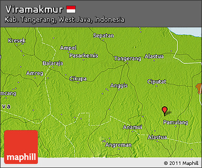 Physical 3D Map of Viramakmur