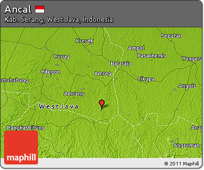Physical 3D Map of Ancal