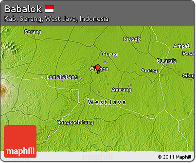 Physical 3D Map of Babalok