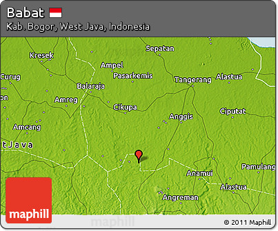 Physical 3D Map of Babat