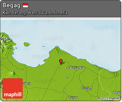 Physical 3D Map of Begag