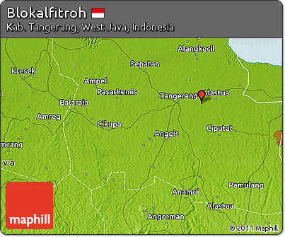 Physical 3D Map of Blokalfitroh