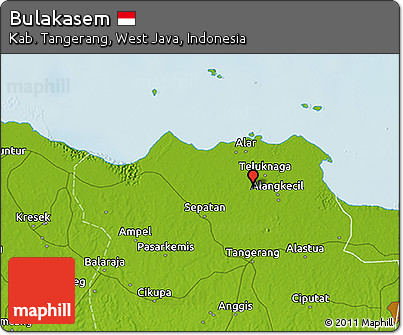 Physical 3D Map of Bulakasem