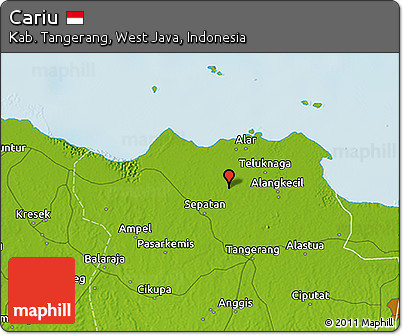 Physical 3D Map of Cariu