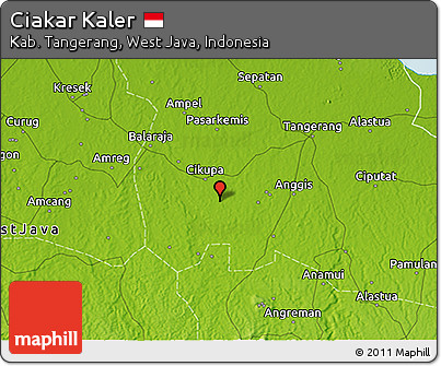Physical 3D Map of Ciakar Kaler