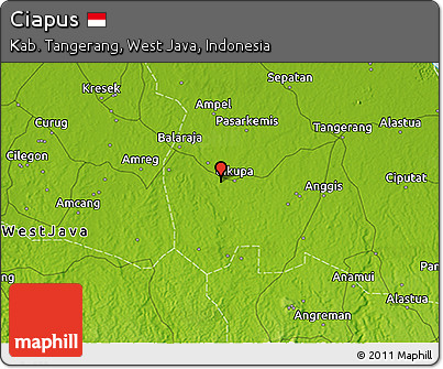 Physical 3D Map of Ciapus