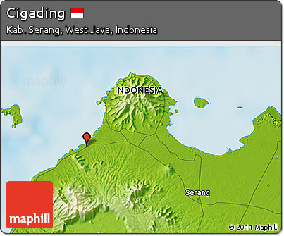 Physical 3D Map of Cigading