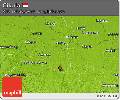 Physical 3D Map of Cikula