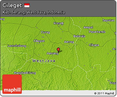 Physical 3D Map of Cileget