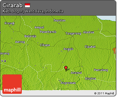 Physical 3D Map of Cirarab