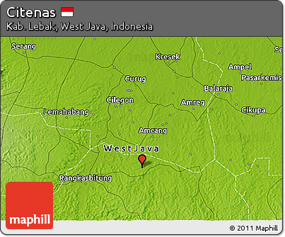 Physical 3D Map of Citenas