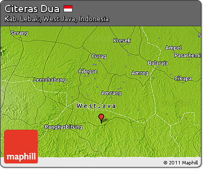 Physical 3D Map of Citeras Dua