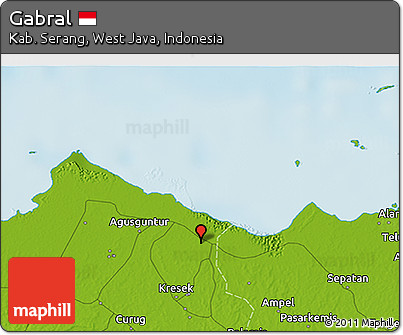 Physical 3D Map of Gabral