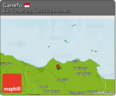 Physical 3D Map of Ganefo
