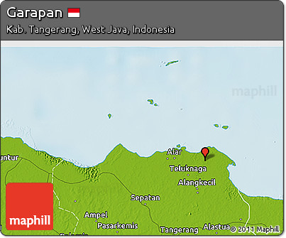 Physical 3D Map of Garapan