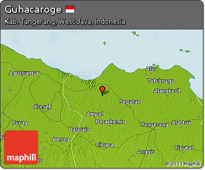 Physical 3D Map of Guhacaroge
