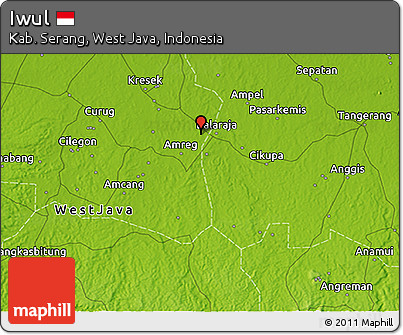 Physical 3D Map of Iwul