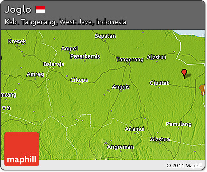 Physical 3D Map of Joglo