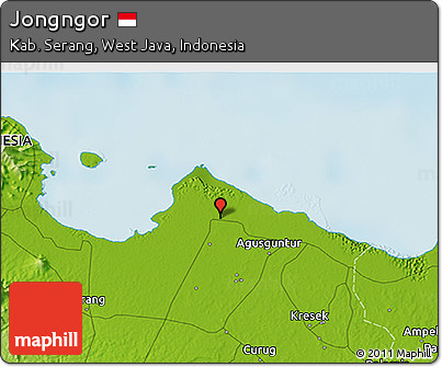 Physical 3D Map of Jongngor
