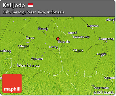 Physical 3D Map of Kalijodo