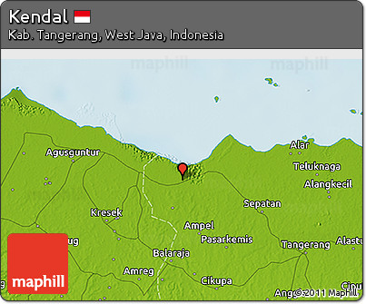 Physical 3D Map of Kendal