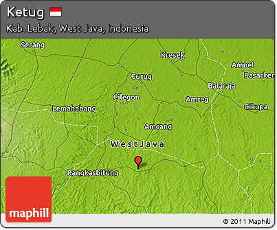Physical 3D Map of Ketug