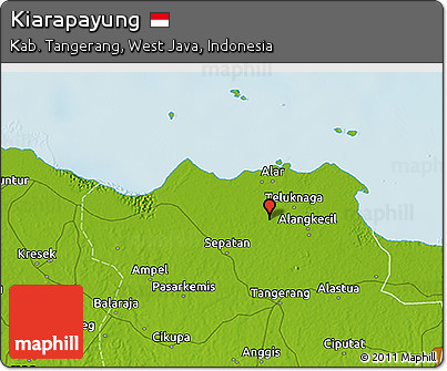 Physical 3D Map of Kiarapayung