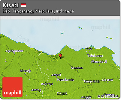 Physical 3D Map of Kisati