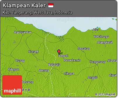 Physical 3D Map of Klampean Kaler