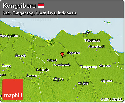 Physical 3D Map of Kongsibaru