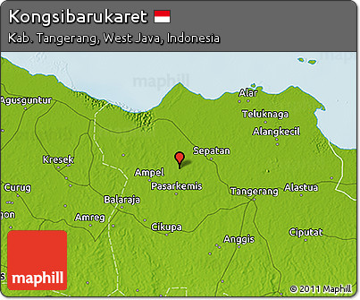 Physical 3D Map of Kongsibarukaret