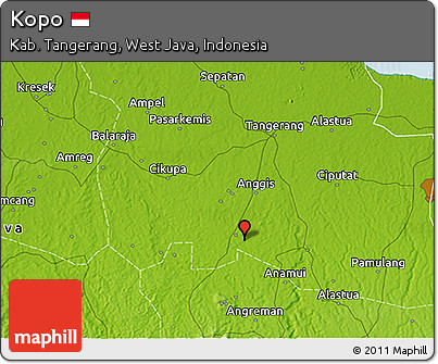 Physical 3D Map of Kopo