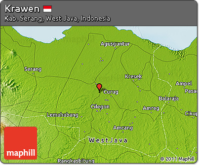 Physical 3D Map of Krawen
