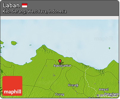 Physical 3D Map of Laban