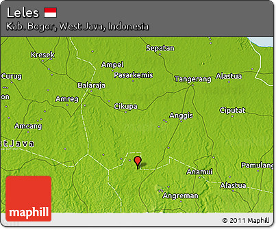 Physical 3D Map of Leles