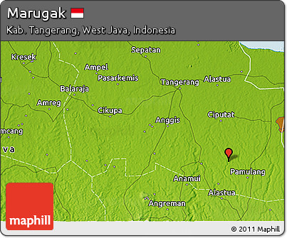 Physical 3D Map of Marugak